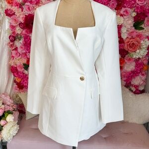 Endless Rose | White Suit Romper